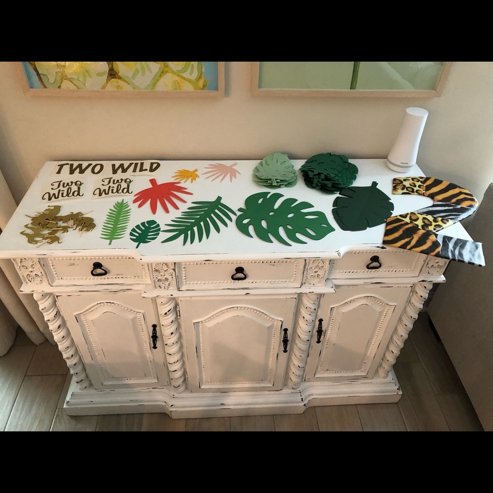 Two Wild birthday decor